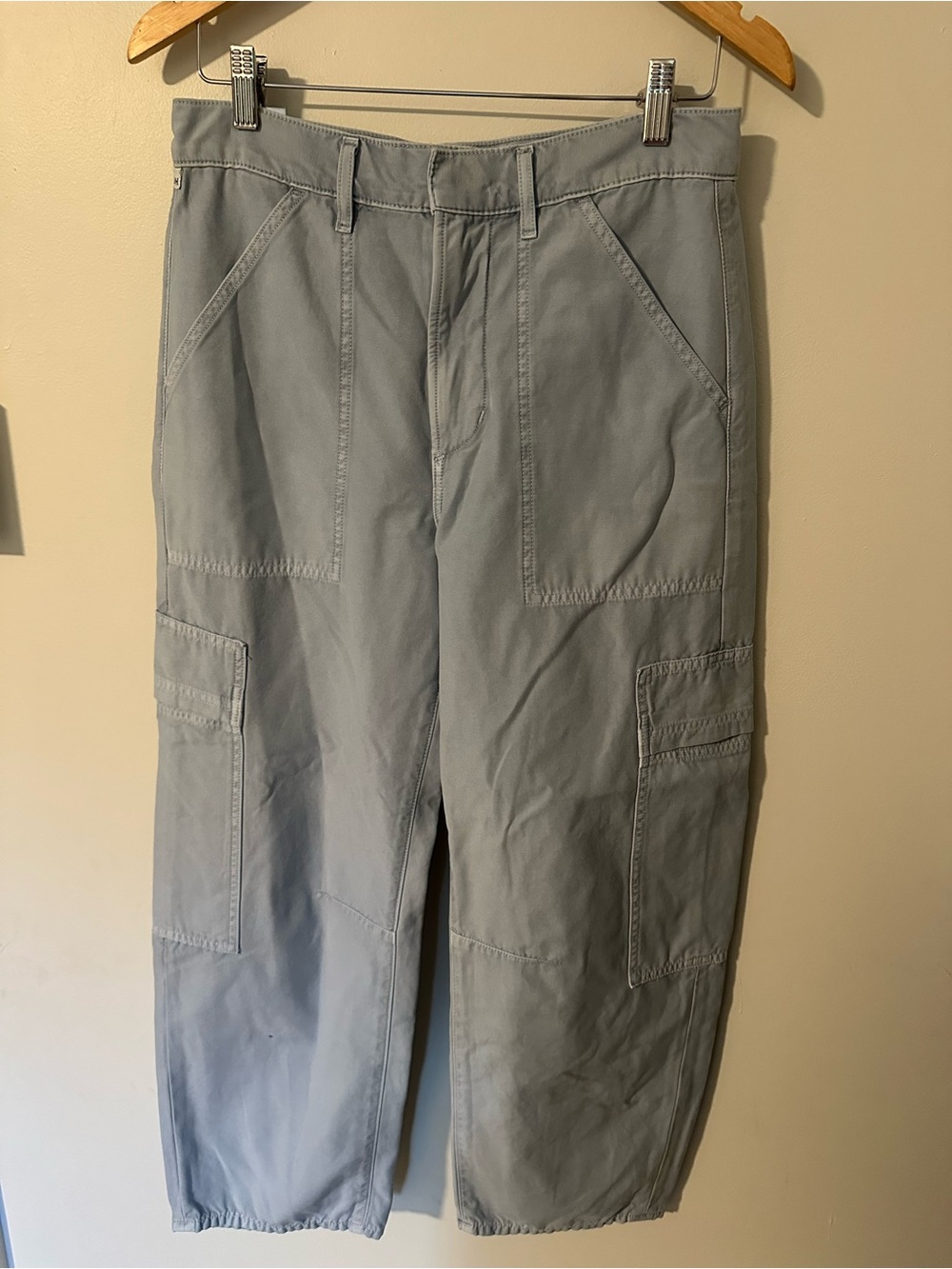NWT Citizens of Humanity Marcelle cargo pants june blue 27 - Picture 3 of 9